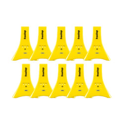 Ten Freelap Tx Junior Pro transmitters.